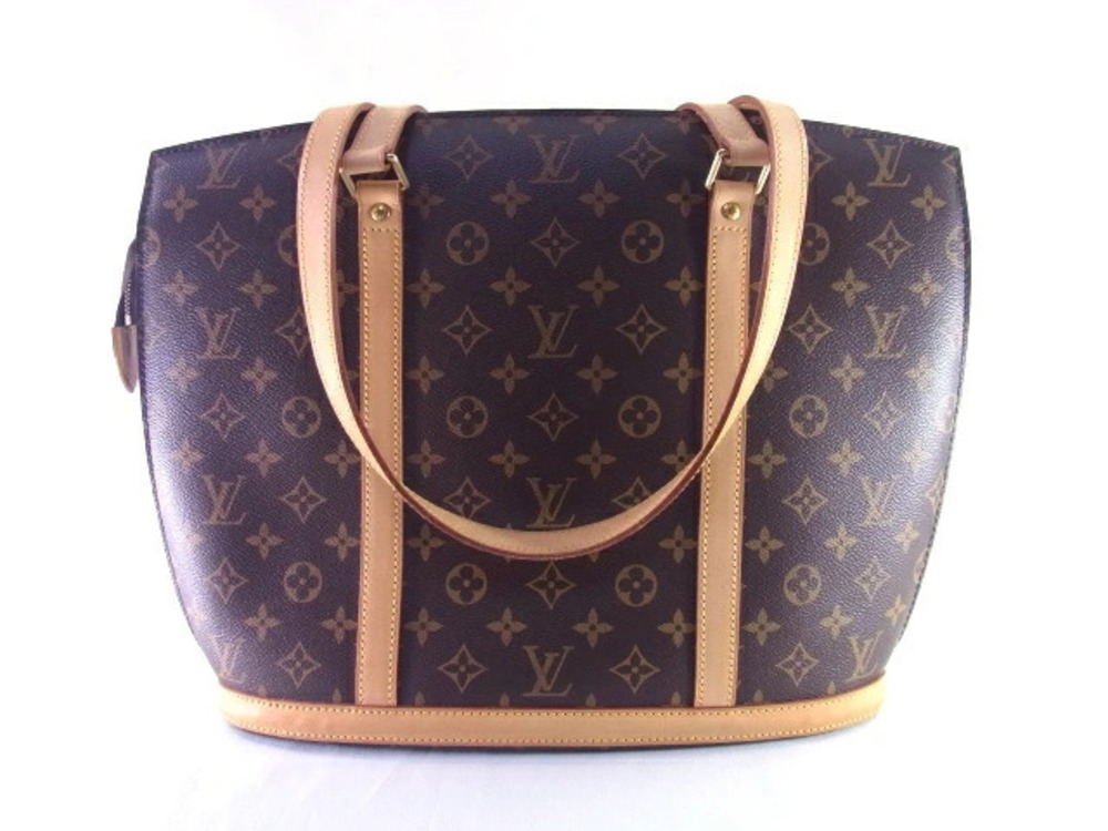 Louis Vuitton Monogram Babylon Shoulder Tote Bag Brown
